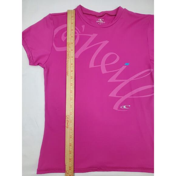 O'Neill Swimwear Size S Small Skins UPF 50+ Rash Guard Pink Beach Shirt Top - Picture 6 of 8